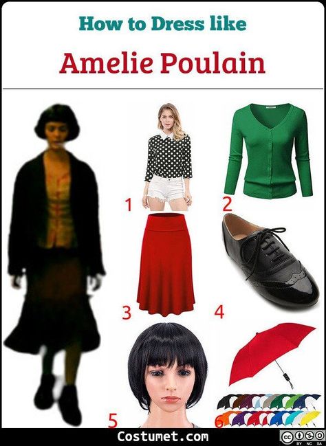 Amelie Poulain Costume Amelie Inspired Outfit, Amelie Style, Amelie Poulain Style, Amelie Costume, Amelie Halloween Costume, Amelie Poulain Outfits, Amelie Outfit, Amelie Costume Halloween, Amelie Fashion