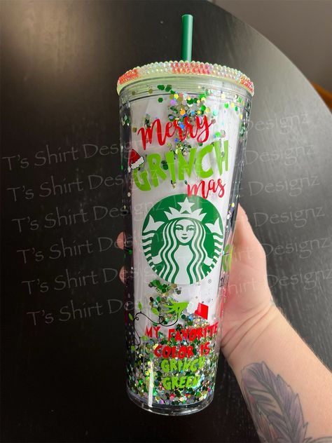 Starbucks Snow Globe Tumbler, Starbucks Becher, Starbucks Cake, Snowglobe Tumbler, Snow Globe Tumbler, Tumbler Starbucks, Christmas Cruises, Double Wall Tumblers, Tumbler Cups Diy