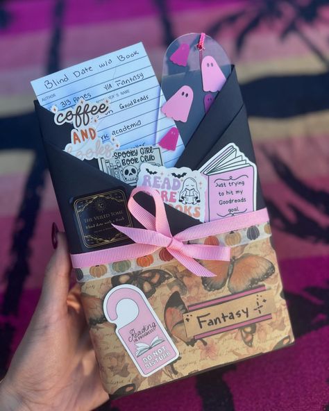 Spending Halloween night lounging on the couch? Well, let’s make it a date! Get a Halloween Blind Date with a Book this October🧙👻🕷️🎃 . TOMORROW, October 1st, the Special Edition Halloween Boo Basket will be available! Swipe for what comes in it> . Special Thank You to GunnerJaneCreationCo on Etsy for making us these beautiful Acrylic Bookmarks and Custom Bookish Halloween Stickers! . #bookworms #blinddatewithabook #bookstagram #spookyseason #giftideas #halloween Halloween Boo Basket, Bookish Halloween, Acrylic Bookmarks, Blind Date With A Book, Date With A Book, Boo Basket, October 1st, Blind Date, Blind Dates