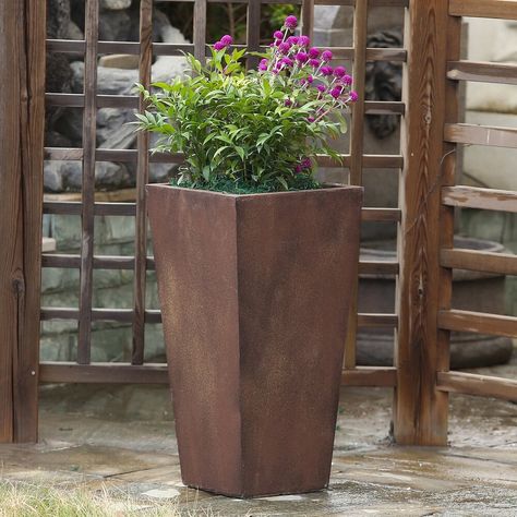 Outside Planters, Everything Autumn, Planting Pots, Hanger Stand, Handmade Planter, Taper Design, Urn Planters, Stone Planters, Square Planters