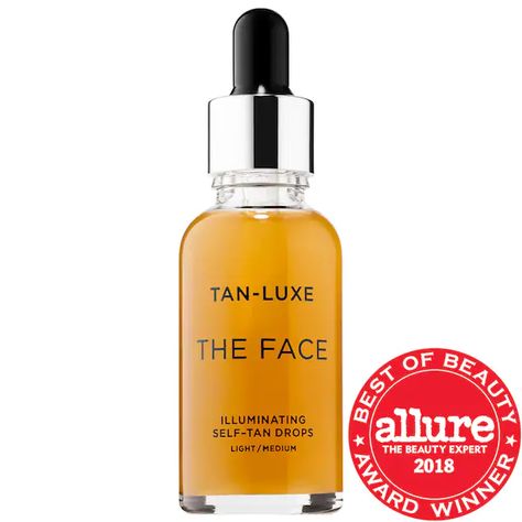 THE FACE Illuminating Self-Tan Drops - TAN-LUXE | Sephora Tan Luxe, Sephora Sale, Tanning Tips, Raspberry Seeds, Natural Skin Tone, Drop Lights, Raspberry Seed Oil, Sephora Beauty, Aloe Leaf