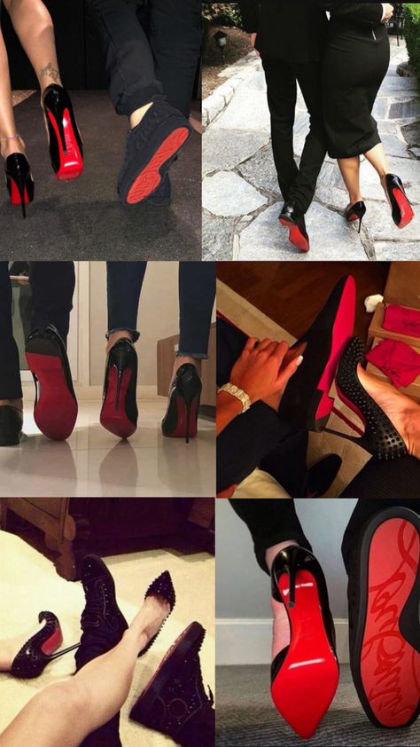 Couple Fits, Shoes Heels Classy, Cute Relationship Photos, Dark Feminine Aesthetic, Stunning Shoes, Louboutin Heels, Heels Classy, Swag Shoes, Red Bottoms