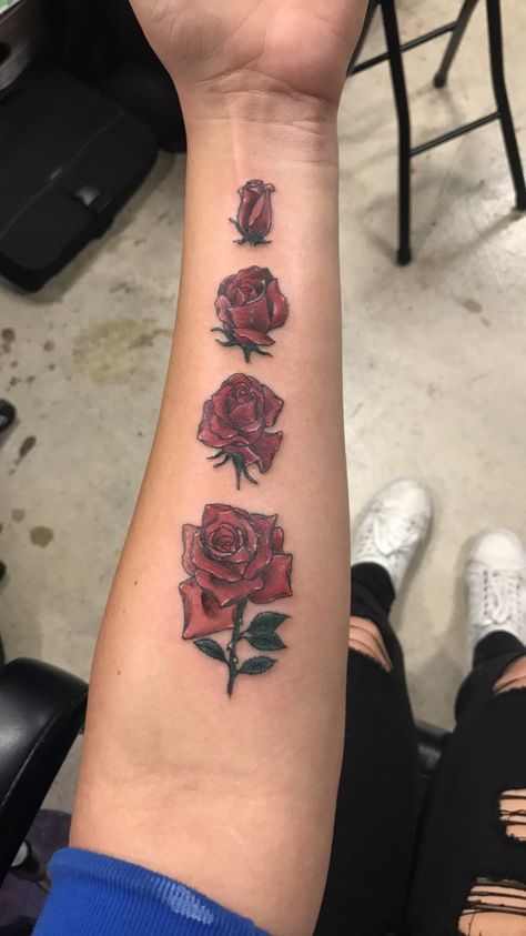 Incorporate growing roses into my family sleeve to symbolize a growing family. Rose Growing Tattoo, Growing Tattoo, Dreamcatcher Tattoos, Roses Tattoos, Family Tattoo Ideas, Ink Therapy, Remembrance Tattoos, Tattoos Inspiration, About Rose