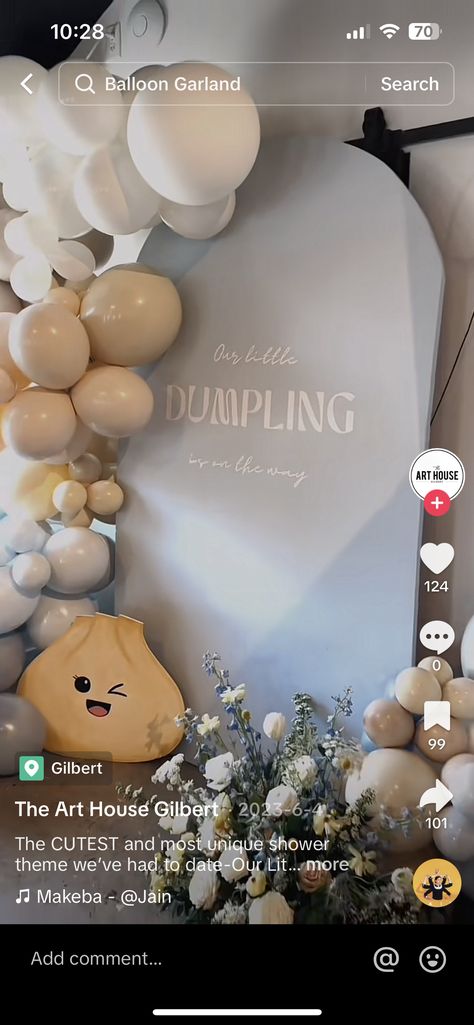 Our Little Dumpling Baby Shower Theme, Boba Tea Baby Shower Theme, Dumpling Theme Baby Shower Ideas, Dim Sum Baby Shower Theme, Bao Baby Shower Theme, Dumpling Baby Shower Theme, Shower 2023, Baby Party Themes, Baby Shower Theme Decorations