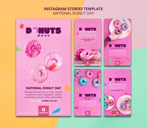 National donut day instagram stories | Free Psd #Freepik #freepsd #design #template #bakery #instagram Donut Banner Design, Product Posters, Donut Banner, Bakery Instagram, Donut Day, National Donut Day, Independence Day Decoration, Winter Festival, Frame Card