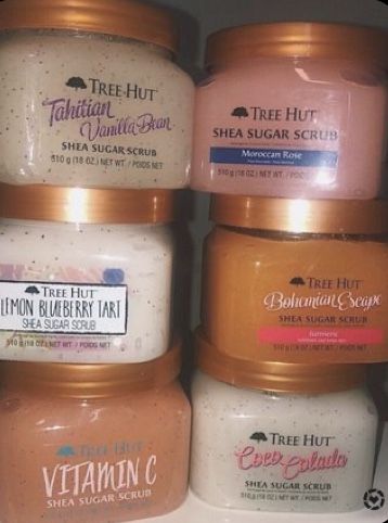 Routine Skin, Shower Skin Care, Body Smells, Bath And Body Care, Hygiene Products, Smell Goods, Tree Hut, Body Care Routine, Body Scrubs