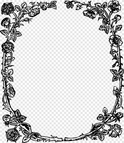 Gothic Frame Png, Gothic Png, World Png, Tudor Period, Heart Graphics, Gothic Elements, Gothic Flowers, Wreath Illustration, Silhouette Frames