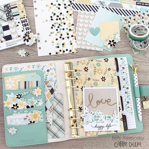 A5 Planner Set Up, Commonplace Journal, Carpe Diem Planner, Planner Themes, Ring Planners, Planner Scrapbooking, Wrapping Station, Planner Setup, Happy Planner Layout