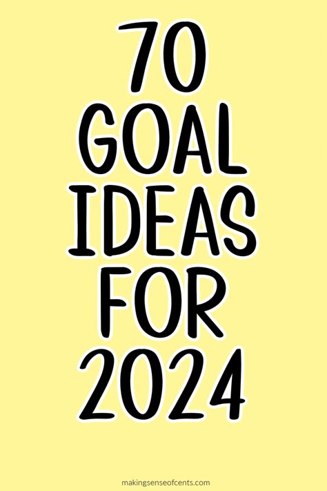 Setting Goals For The New Year – Set 2024 Goals You Can Keep! Have you thought about setting goals for the new year? Here's how to set 2024 goals you can keep and stay strong all year long. How To Set Goals For 2023, New Years Goal Setting, Goals To Set For 2024, Setting New Years Goals, New Years List Goal Settings, Easy Goals To Set, New Year Goals Categories, Financial Mistakes, Finance Goals