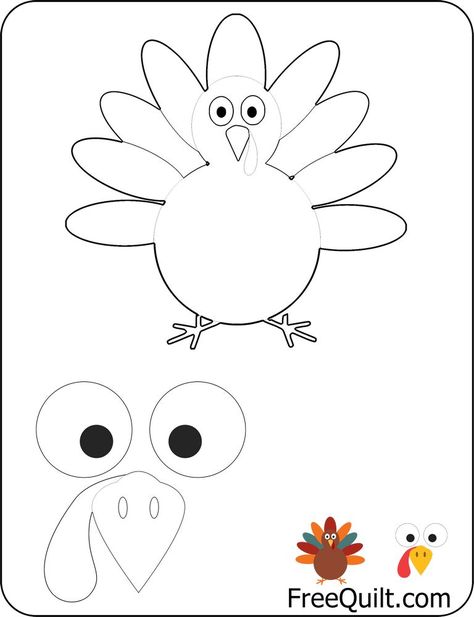 3 Thanksgiving Turkey Outlines or Templates | Printable Page Turkey Feather Pattern Printable, Thanksgiving Turkey Template, Turkey Fingerprint Art, Turkey Eyes Template, Turkey Stencil Free Printable, Turkey Head Template Printable Free, Large Turkey Feather Template Free Printable, Turkey Face Template Printable Free, Turkey Body Template Printable Free