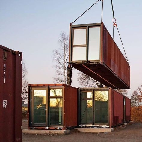 Shipping Container Homes Interior, Container Homes Interior, Converted Shipping Containers, Black Houses, Las Vegas Homes, Retreat House, Container Architecture, Cottage Style Home, Shipping Container Home