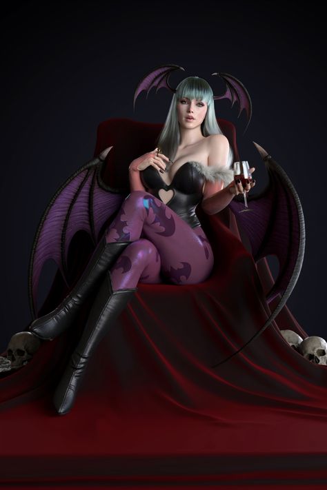 ArtStation - Morrigan, Ed Pantera Lilith Darkstalkers, Morrigan Cosplay, Capcom Characters, Morrigan Aensland, Dino Crisis, Snk King Of Fighters, Marvel Vs, Best Cosplay, Street Fighter