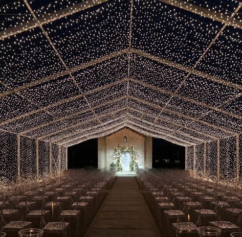 Roof Wedding, Roof Decoration, Event Venue Spaces, Dream Wedding Reception, Final Countdown, Wedding Entrance Decor, Lights Wedding Decor, Wedding Decorations On A Budget, Dream Wedding Decorations