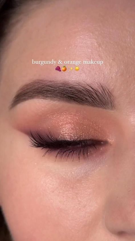 #Burgundy_Mascara #Burgundy_Eye_Makeup #Sky_High_Mascara #Burgundy_Eyeshadow Easy Fancy Eye Makeup, Pink Glam Eye Makeup, Burgendy Makeup, Easy Fall Makeup, Makeup For Burgundy Dress, Makeup Minimalist, Maroon Makeup, Burgundy Makeup Look, Maroon Eye Makeup