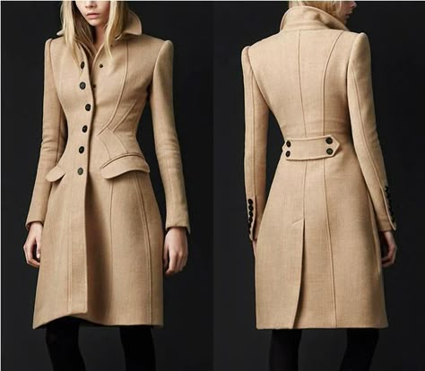 Mode Mantel, Princess Coat, Burberry Coat, Wool Winter Coat, Tailored Coat, Burberry Prorsum, Flannel Women, Wool Winter, Camel Coat