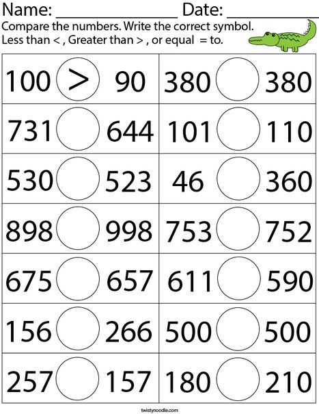 Grade Three Math Worksheets, Comparing Numbers Worksheets 2nd Grade, 3 Digit Numbers Worksheets, Add Three Numbers First Grade, Comparing Numbers 2nd Grade, Comparing 3 Digit Numbers 2nd Grade Activities, Comparing 3 Digit Numbers 2nd Grade, Comparing Three Digit Numbers 2nd Grade, Kindergarten Comparing Numbers 0-5