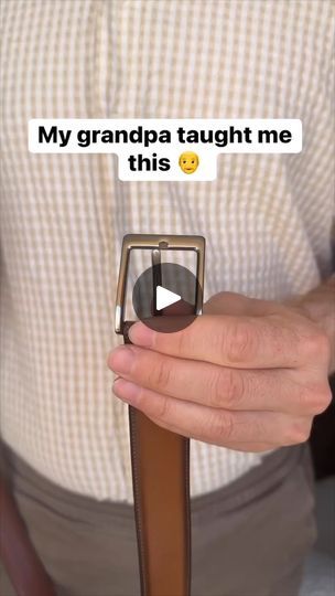 Grandpa learned this organization tip in the military | Grandpa learned this organization tip in the military

Wes & Alison share a helpful tip for rolling your belt.

This original video was produced by... | By Life With Wes & Alison: Comedy Sketches and Short FilmsFacebook Interesting Clothing, Film Life, Clutter Organization, Sketch Comedy, Short Films, Original Video, The Military, Clothing Hacks, Organization Hacks