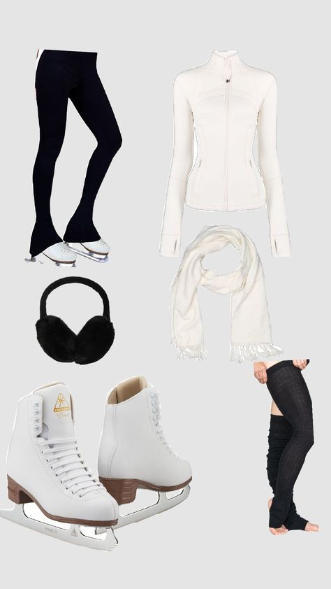 Fits For Ice Skating, Ice Skating Tricks For Beginners, Skating Practice Outfit, Figure Skating Tips, Cute Ice Skating Outfit, Figure Skating Outfits Practice, Ice Skating Fits, Skate Aesthetic Outfits, Skating Fits