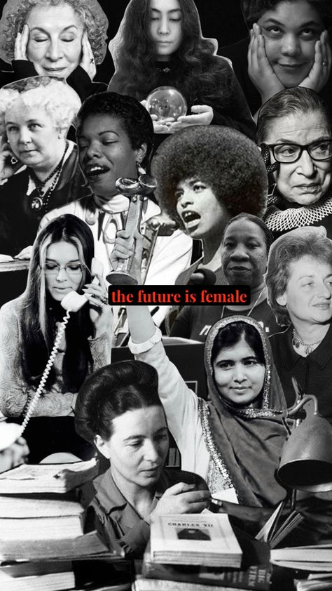 #feminist #feminisim #collage #inspirational #getmeoffthisapp #iambadathashtags #blackwhite #women #femaleenergy Feminist Photoshoot Ideas, Conference Aesthetic Women, Feminist Collage, Feminist Merch, Liberation Art, Collage Idea, What Is Feminism, Feminism Art, Female Rage