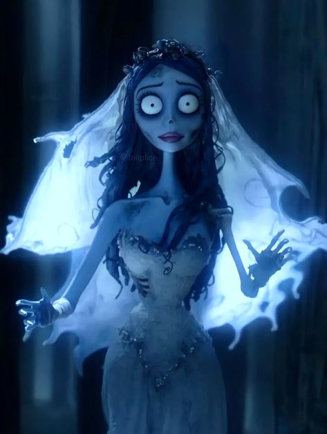 The Corpse Bride, Corpse Bride, Wedding Dress, On Instagram, Blue, White, Instagram