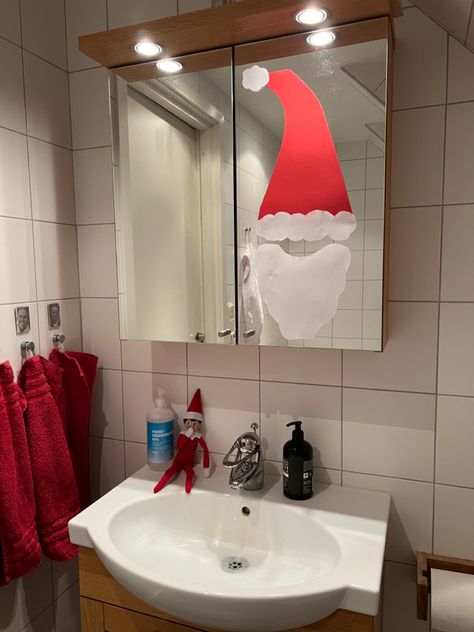 Elf Yourself Mirror, Elf On The Shelf Mirror Ideas, Elf Names, Looking In The Mirror, Look In The Mirror, The Elf, The Mirror, Elf On The Shelf, Elf