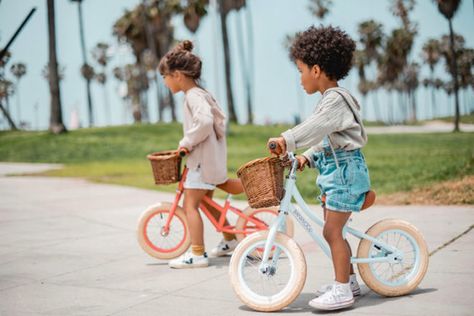 Balance Bike, Kids Bike, Fashion Kids, Coral Pink, Pale Blue, Big Kids, Kid Friendly, Vintage Design, Cool Kids