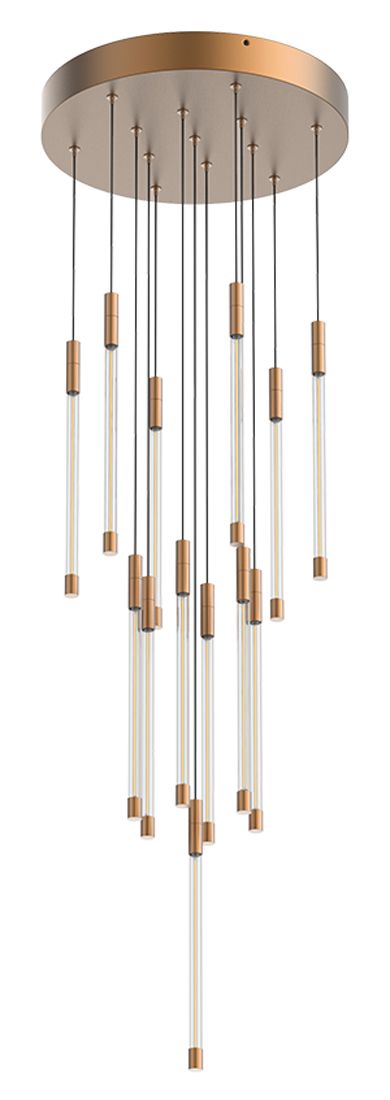 The Motif Draped Multi Light Pendant brings a clean modern elegance to your interior space. Thirteen slim glass tubes of refractive light are capped at the ends in a Vintage Brass, Chrome or Black finish. Cables are adjustable to create your own unique configuration. Available in three sizes. Dimmable with a Triac or low voltage electronic dimmer, not included. ETL listed. Led Lights Ceiling, Entryway Lighting, Contemporary Vanity, Multi Pendant, Lights Ceiling, Lighting Companies, Multi Light Pendant, Chrome Colour, Contemporary Lighting