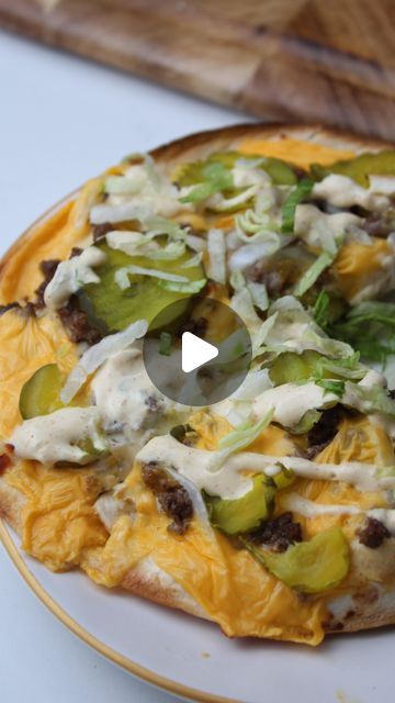 Big Mac Pizza, Keto Big Mac, Irick Wiggins, Mac Sauce Recipe, Pizza Rice, Meal Prep Meals, Stuffed Crust, Mac Sauce, Low Carb Mexican