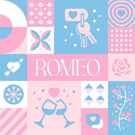 Valentine romeo seamless pattern in scan... | Premium Vector #Freepik #vector Square Art, Scandinavian Style, Seamless Pattern, Premium Vector, Concept Design, Seamless Patterns, Graphic Resources, Valentines, Pattern