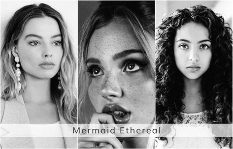 Mermaid Ethereal – Olga Brylińska Image Consultant Olga Brylińska, Mermaid Ethereal, Concept Wardrobe, Mermaid Face, Face Essence, Ethereal Essence, Pearl Ornaments, Sequin Ornaments, Curling Mascara