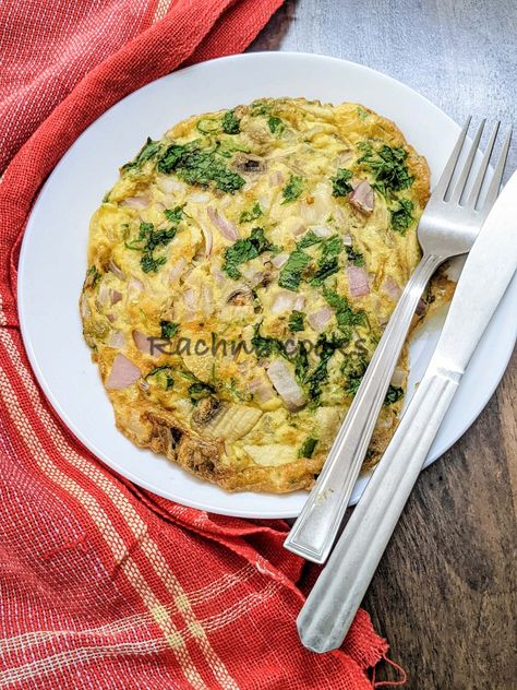 Air fryer Omelette or Omelet Air Fryer Omelette, Mushroom Omelette, Baked Veggies, Omelette Recipe, Airfryer Recipes, Air Fryer Oven Recipes, Egg Dishes, Food Channel, Easy Air Fryer