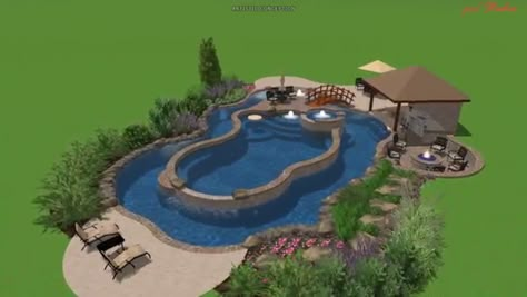 Bloxburg Splash Pad, Water Park Layout Bloxburg, Bloxburg Backyard Ideas With Pool, Bloxburg Waterpark Ideas, Bloxburg Backyard Waterslide, Bloxburg Pool Ideas, Bloxburg Waterpark, Bloxburg Landscaping, Bloxburg Backyard