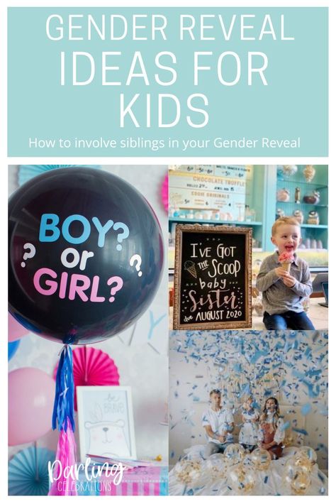 The best Gender Reveal ideas with kids. How to involve siblings in a Gender Reveal. Ideas for the best Gender Reveals with kids. #genderrevealwithkids #genderrevealswithkids #siblinggenderreveal #genderrevealideas #genderreveals Gender Reveal With Sibling Big Brothers, Cute Gender Reveal Ideas With Toddler, Sibling Gender Reveal Pictures, Gender Reveal By Sibling, Gender Reveal Including Older Sibling, Gender Reveal With Older Sibling, Gender Reveal With Big Sister, Big Brother Gender Reveal Ideas, Gender Reveal For Toddler Sibling