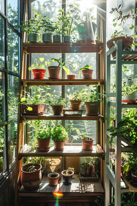 38 Indoor Herb Garden Ideas for Year-Round Freshness Herb Garden Inside Kitchen, Kitchen Hanging Herb Garden, Herb Plants Indoor, Aesthetic Herb Garden, Indoor Garden Ideas Houses, Wall Herb Garden Indoor, Horticulture Aesthetic, Kitchen Herb Garden Indoor, Indoor Kitchen Garden