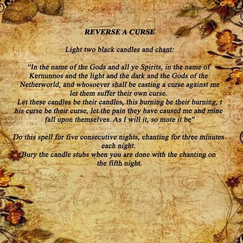 Reverse A Curse, Karma Spell, Curse Spells, Spell Cast, Wiccan Spell Book, Country Girl Quotes, Witchcraft Spell Books, Witch Spell, Wiccan Spells