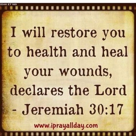 Healing Scriptures, Prayers For Healing, Prayer Scriptures, Inspirational Prayers, Biblical Quotes, Bible Prayers, Favorite Bible Verses, Bible Encouragement, Prayer Quotes