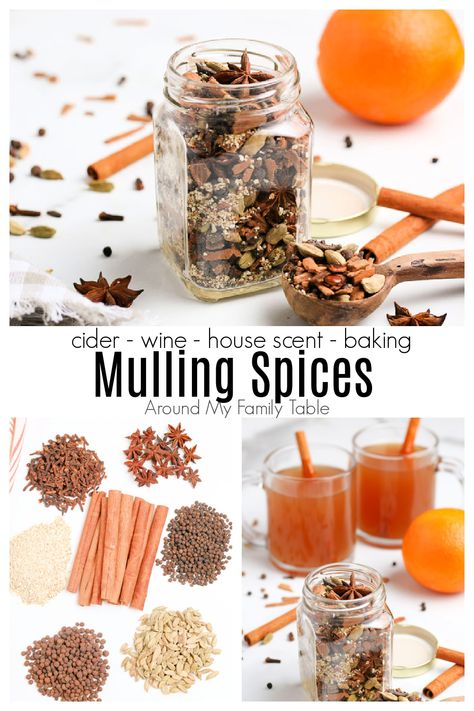 My Mulling Spices Recipe is perfect for fall. It has all the spices you think of when you think of fall, like cinnamon, allspice, cloves, cardamon, and more. via @slingmama Recipe For Mulling Spices, How To Make Mulling Spices, Mulling Spice Recipe Wine, Fall Spice Blend, Diy Spice Blends Gift Ideas, Mulled Spices Recipe, Mulling Spices Recipe, Clove Tea Recipes, Diy Mulling Spices