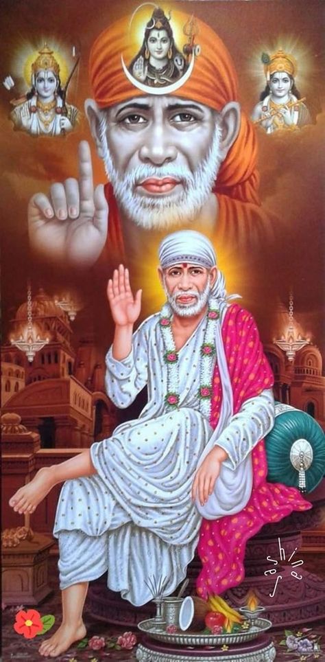 Krishna Poster, साईं बाबा, Sai Baba Hd Wallpaper, Shirdi Sai Baba Wallpapers, Ram Image, Saints Of India, Sai Baba Pictures, Sathya Sai Baba, Sai Baba Wallpapers