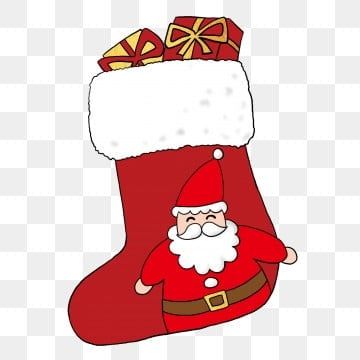 Stocking Clipart, Creepy Santa, Sports Classroom, Santa Collection, Red Christmas Stockings, Decorated Stockings, Santa Pictures, Tree Clipart, Png Hd