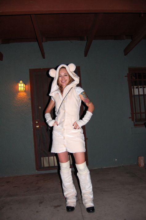 Polar Bear strikes a pose Cute Polar Bear, Bear Costume, Bear Outfits, Strike A Pose, Adult Costumes, Polar Bear, Over Knee Boot, Winter Outfits, Boots