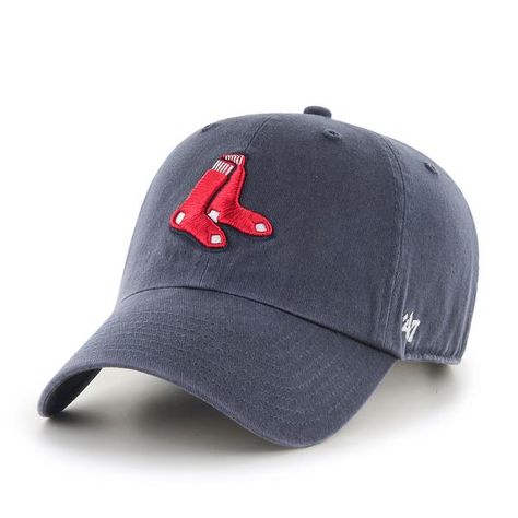 Relaxed Fit, Garment Washed Self Fabric Strap Front: Raised Embroidery Logo Back: Loop Label Cotton Twill Red Sox Cap, Boston Red Sox Hat, Red Sox Game, Red Sox Hat, Red Sox Logo, Red Socks Fan, Cap Outfit, Sox Hat, Game Day Outfit