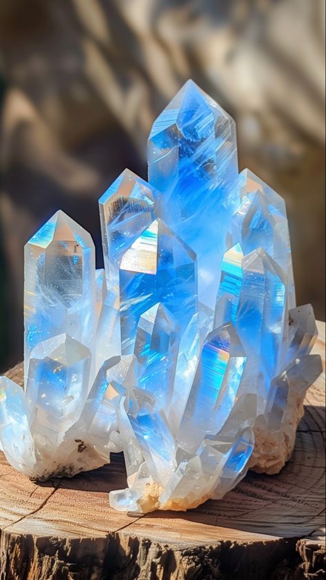 Blue Crystal Aesthetic, Crystalcore Aesthetic, Blue Crystals Aesthetic, Cristal Aesthetic, Gemstone Aesthetic, Teal Crystals, Magic Crystals, Light Blue Gemstone, Crystal Background