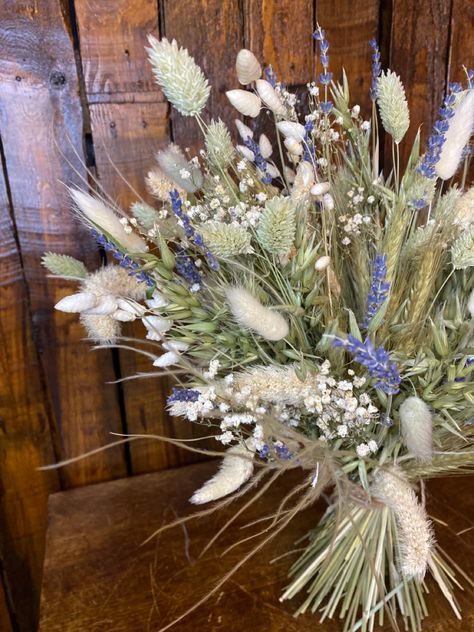 Dried Bridal Bouquet Purple, Dried Lavender Bouquet, Meadow Bouquet, Lavender Meadow, Bouquet Lavender, Purple Bridal Bouquet, Floral Crown Wedding, Button Holes Wedding, Green Bouquet