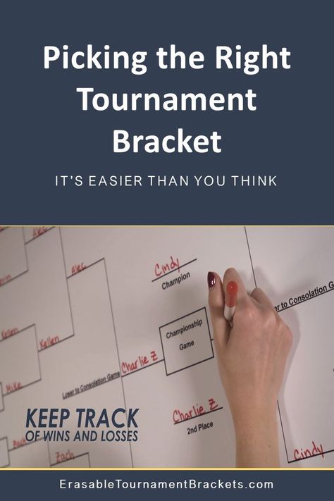 Picking the Right Tournament Bracket is easy! Single/Double Elimination or Blind Draw/Seeded. Learn the right bracket to pick for Cornhole Pickleball Baseball Softball or Basketball Tournaments Pickleball Tournament, Tournament Bracket, Ladder Ball, Cornhole Tournament, Basketball Tournament, Air Hockey, Foosball, Baseball Softball, Pickleball