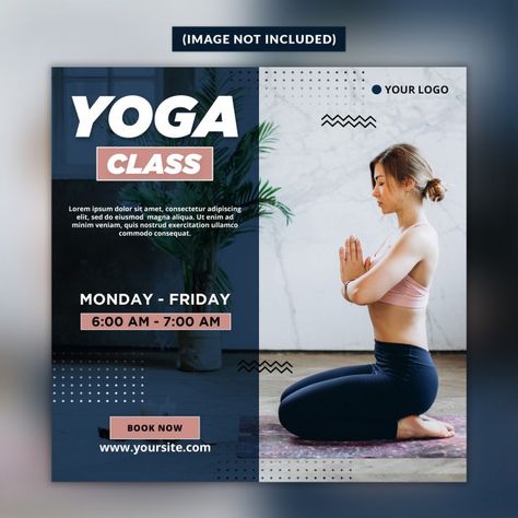 Yoga Social Media, Yoga Poster Design, Standing Banner Design, Yoga Flyer, Yoga Magazine, Fitness Flyer, Yoga Branding, Yoga Poster, Social Media Post Template