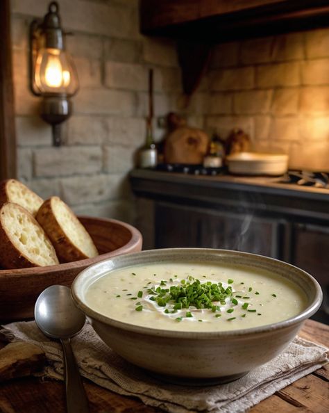 Warm up with a bowl of creamy potato leek soup, rich and satisfying! What’s your go-to comfort soup? Follow for more delicious soup ideas!
.
#cooking #recipe #foodphotography #instafood #foodblogger #yummy #healthyfood Homemade Soup Aesthetic, Soup Asthetic Picture, Aesthetic Soup, Soup Aesthetic, Creamy Potato Leek Soup, Vegetarian Soups, Soup Ideas, Potato Leek, Potato Leek Soup