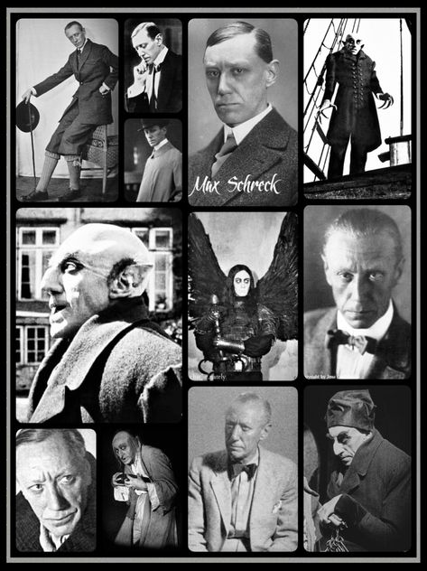 Max Schreck, Hollywood Monsters, Horror Icons, Classic Horror Movies, Universal Monsters, Movie Monsters, Movie Posters Vintage, Classic Horror, Hollywood Actor