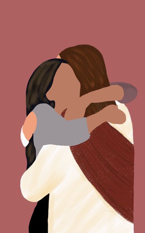 Jesus Hugging Woman, Jesus Hugging, Hug Art, Jesus Drawings, Pictures Of Jesus Christ, Jesus Wallpaper, Christian Bible Quotes, Quotes God, Jesus Art