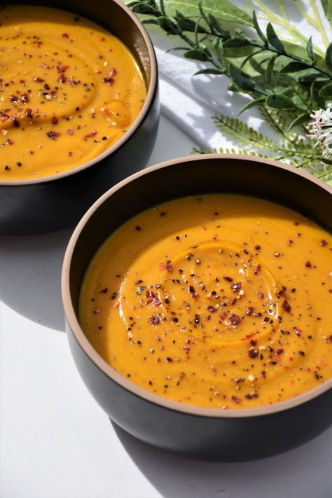 Spiced Pumpkin Soup, Pumpkin Vegetable, Pumpkin Soup Recipe, Roasted Pumpkin, Spiced Pumpkin, Roast Pumpkin, Cajun Seasoning, Pumpkin Soup, Root Vegetables