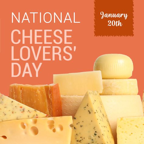 n January 20, get ready to ‘havarti’ a ‘gouda’ time, because it’s National Cheese Lover’s Day! Cheese might have had mysterious beginnings over 7,000 years ago, but it’s insanely popular today. In the U.S, one-third of all milk produced in this country goes into cheese production. It’s a multi-billion dollar industry! We’re ready to celebrate it. [sourced from: http://nationaltoday.com] #Tupperware #Winter #TupperConnectByDeanna https://dlund2011.my.tupperware.com/?utm_medium=tupsocial&utm_campa January National Days, National Cheese Lovers Day, January Holidays, Social Kitchen, Random Holidays, Makeup Influencer, Fun Food Recipes, Tupperware Party, Posting Ideas